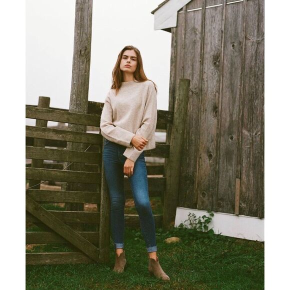 Joe’s The Icon Mid Rise Skinny Crop Wavelength Denim Jeans | Size 28 - Picture 4 of 10